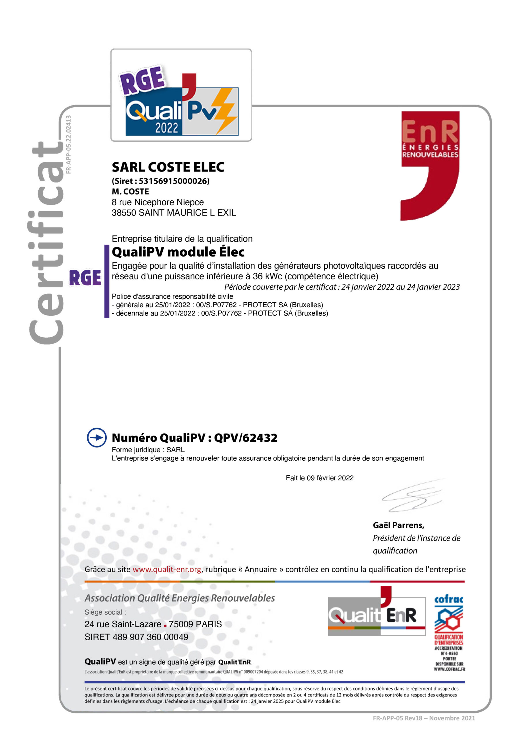 2023 certification QUALI PV ELEC 2022 copy